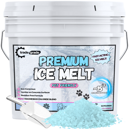 Premium Pet-Safe Ice Melt - Magnesium Chloride