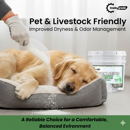 Diatomaceous Earth Powder for Plants, Home, and Pets | Multi-Purpose Diatomaceous Earth for Gardening, Soil Improvement, and Indoor Use