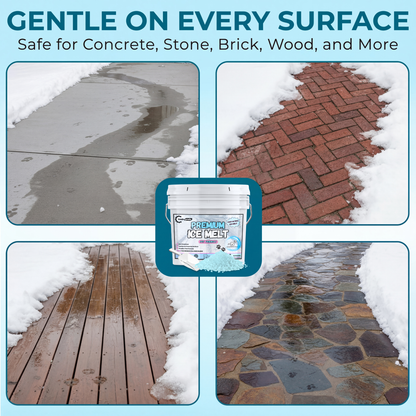 Premium Pet-Safe Ice Melt - Magnesium Chloride