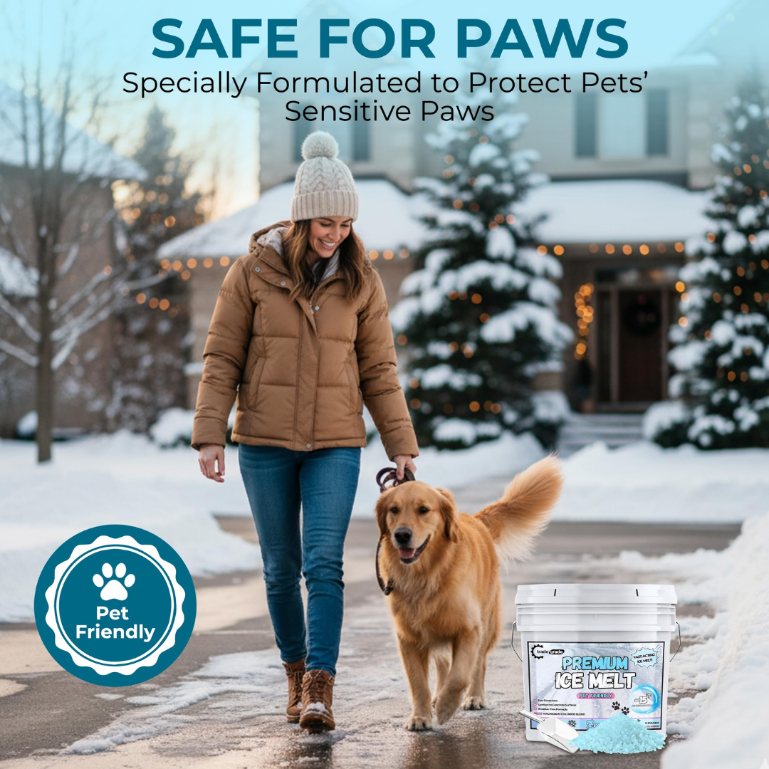 Premium Pet-Safe Ice Melt - Magnesium Chloride