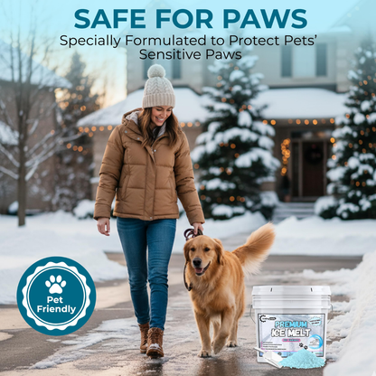 Premium Pet-Safe Ice Melt - Magnesium Chloride