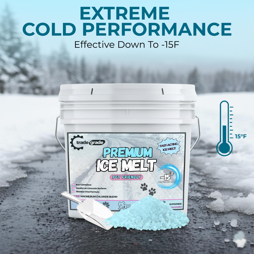Premium Pet-Safe Ice Melt - Magnesium Chloride