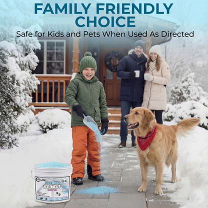 Premium Pet-Safe Ice Melt - Magnesium Chloride