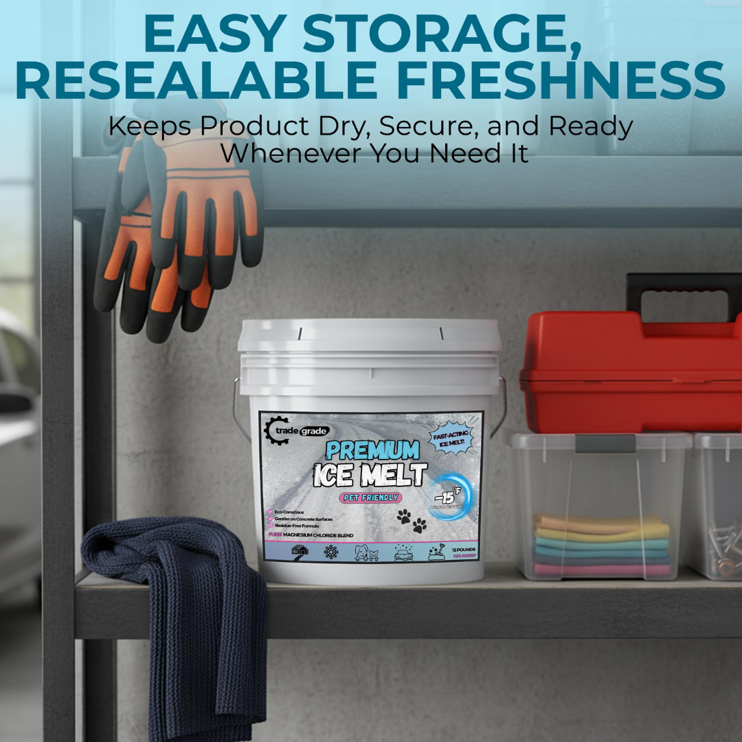 Premium Pet-Safe Ice Melt - Magnesium Chloride