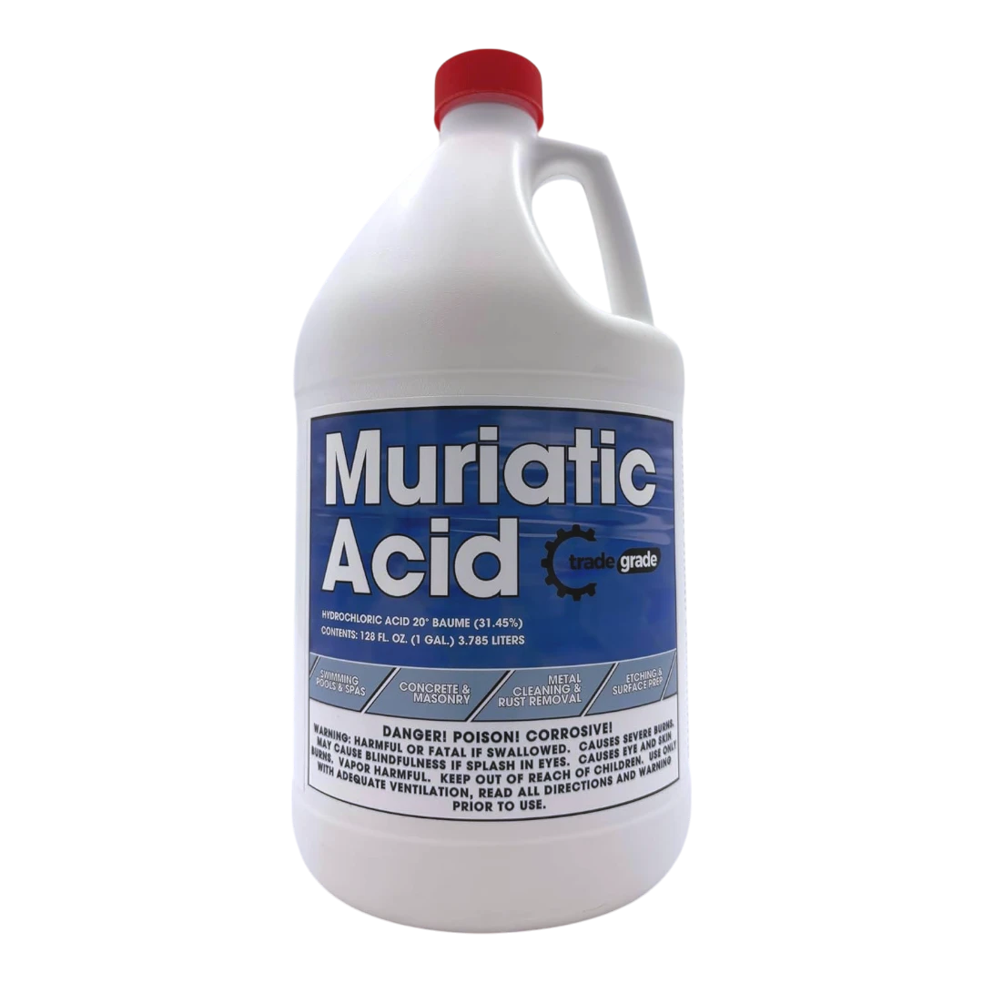 Trade Grade Muriatic Acid - 4 Gallons