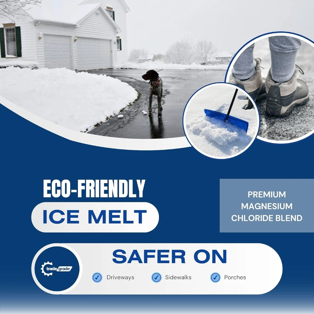Premium Pet-Safe Ice Melt - Magnesium Chloride
