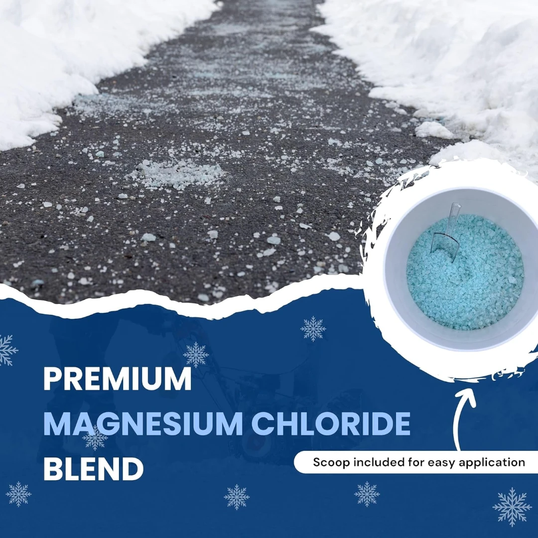 Premium Pet-Safe Ice Melt - Magnesium Chloride